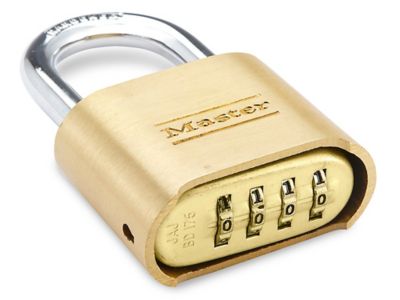 Master Lock Resettable Combination Lock Brass - Office Depot