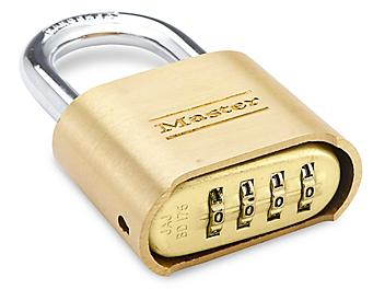 Master Lock&reg; Brass Padlock - Combination, 1" Shackle H-2916