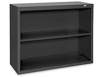 Bookcase - 2 Shelf, Assembled, 35 x 14 x 28", Black H-2925BL