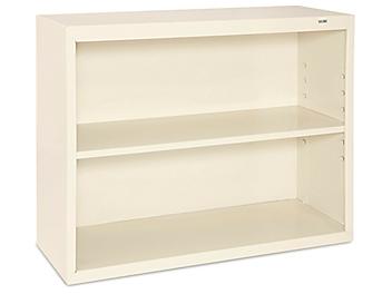 Bookcase - 2 Shelf, Assembled, 35 x 14 x 28", Tan H-2925T