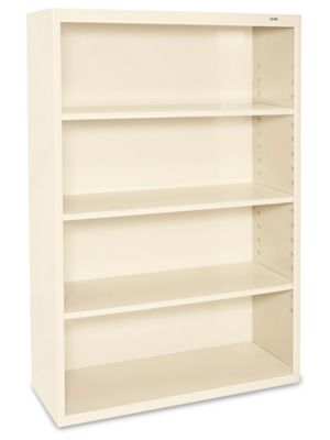 Bookcase - 4 Shelf, Assembled, 35 x 14 x 53", Tan H-2926T