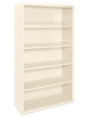 Bookcase - 5 Shelf, Assembled, 35 x 14 x 66", Tan H-2927T