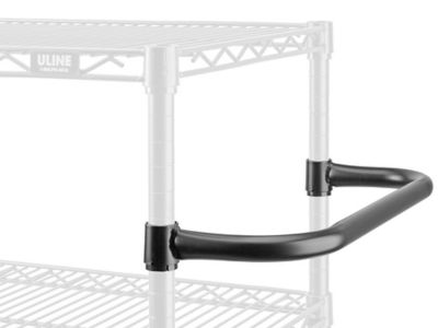 Push Handle for 18" Wire Shelving - Black H-2928BL
