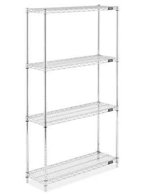 Chrome Wire Shelving Unit 36 X 12 X 63 H 2936 63 Uline 4794