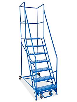7 Step Rolling Safety Ladder with 30" Top Step H-2989