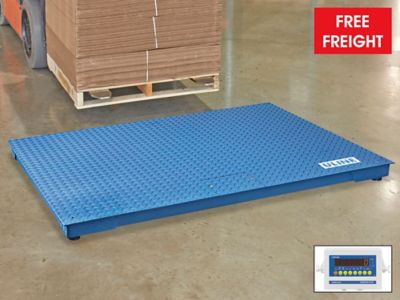 Low Profile Floor Scale - 4 x 6', 5,000 lbs x 1 lb H-3004