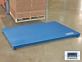Low Profile Floor Scale - 4 x 6', 10,000 lbs x 2 lbs H-3005
