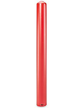 Smooth Bollard Sleeve - 4 x 56", Red H-3007R
