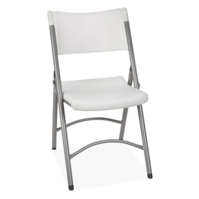 Economy Plastic Folding Chair - White