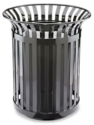 ULINE Trash Can - 32 Gallon, White - H-3687W