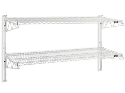 Uline wall outlet shelving