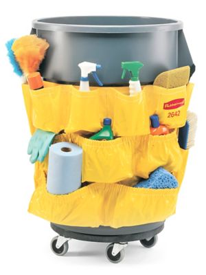 Plastic Pail - 3.5 Gallon, Yellow - ULINE - Qty of 5 - S-9942Y
