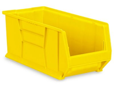 Yellow Large Plastic Storage Bin, 1 - King Soopers
