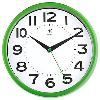 Wall Clock - 9", Lime Green H-3085LIME
