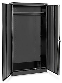 Wardrobe Cabinet - 36 x 18 x 72", Black H-3107BL