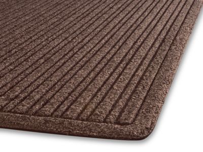 Ribbed Entry Carpet Mat - 3 x 5', Brown - ULINE - H-3110BR