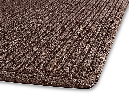 Ribbed Entry Carpet Mat - 3 x 5', Brown - ULINE - H-3110BR