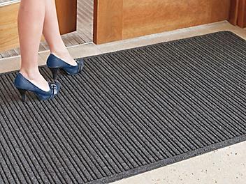 Ribbed Entry Carpet Mat - 3 x 5', Charcoal H-3110GR