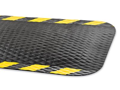 M+A Matting Hog Heaven Anti-Fatigue Mat - 3x4 Ft, 7/8" Thick, Heavy Duty Commercial Rubber - Black