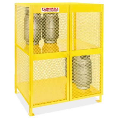 Vertical Gas Cylinder Cabinet - Assembled, 12 Cylinder Capacity