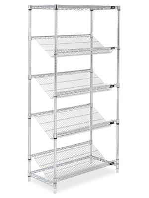 Sliding Storage Shelves, Sliding Wire Shelving in Stock - ULINE