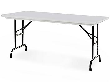 Deluxe Folding Table - 48 x 24", Fixed Height