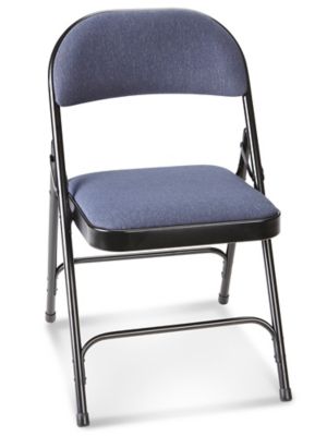 Blue padded folding chairs new arrivals