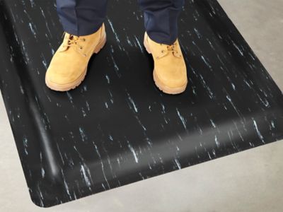 Slip Resistant Mat - Black, 1/2 Thick, 3 x 20' - ULINE - H-6027