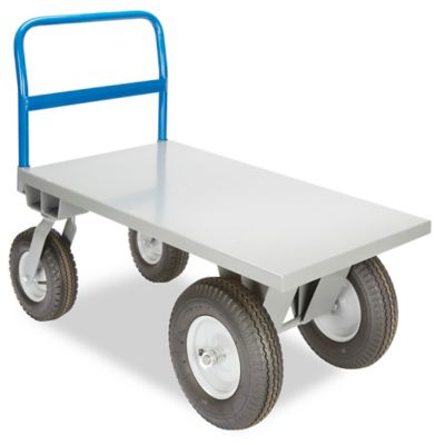 Chariot de service SW 8 x 5-2 avec roues en plastique_Blanco 