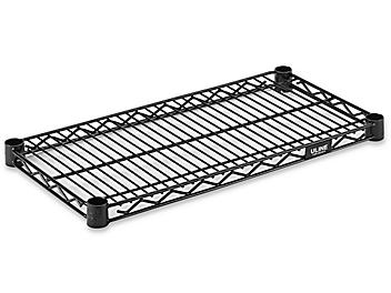 Additional Black Wire Shelves - 24 x 12" H-3177BL