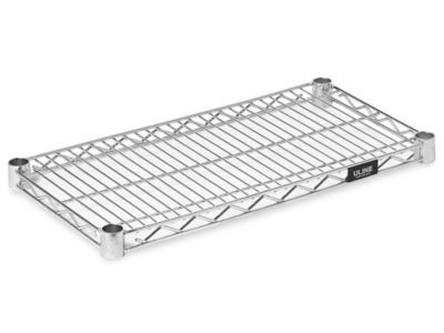 Chrome Wire Shelving Unit - 24 x 12 x 54"