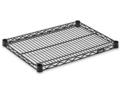 Tablettes supplémentaires en fil de métal – 24 x 18 po, noir