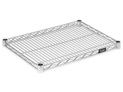 Additional Chrome Wire Shelves - 24 x 18 H-3180C - Uline