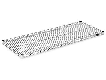 Additional Chrome Wire Shelves - 48 x 18" H-3182C