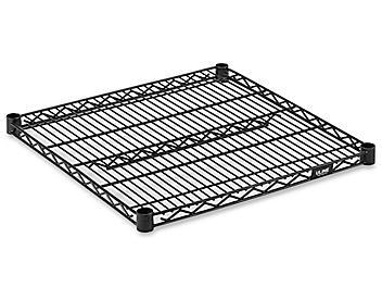 Additional Black Wire Shelves - 24 x 24" H-3185BL