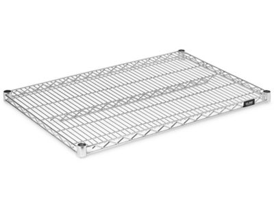 Chrome Wire Shelving with 2 Shelves - 14D x 30W x 14H (SC143014-2)