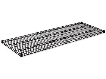 Additional Black Wire Shelves - 72 x 24" H-3189BL