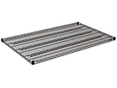 Tablettes supplémentaires en fil de métal – 60 x 36 po, noir