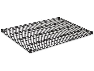 Tablettes en fil de métal supplémentaires – 48 x 36 po, noir