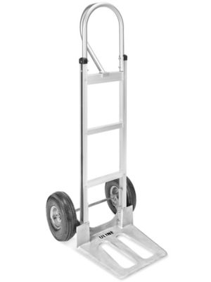 Brennan T-132-10P Standard 2-Wheel Hand Truck/Dolly, 8x14 Nose Plate, 800  lbs Cap from Cole-Parmer