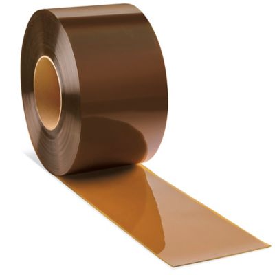 Vinyl Strip Door Replacement Roll - Amber, 8" x 150' H-3214