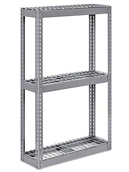 Wide Span Storage Rack - Wire Decking, 36 x 12 x 60" H-3218