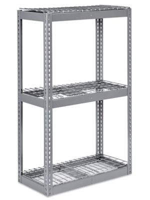 Wide Span Storage Rack - Wire Decking, 36 x 18 x 60 H-3219 - Uline