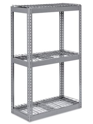 Wide Span Storage Rack - Wire Decking, 72 x 24 x 60 H-3231 - Uline