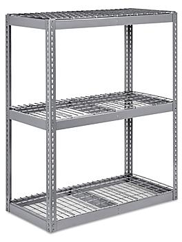 Wide Span Storage Rack - Wire Decking, 48 x 24 x 60" H-3223