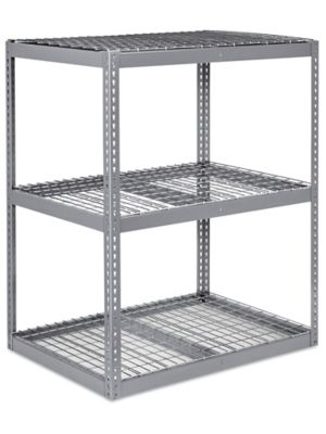 Wide Span Storage Rack - Wire Decking, 48 x 36 x 60" H-3224