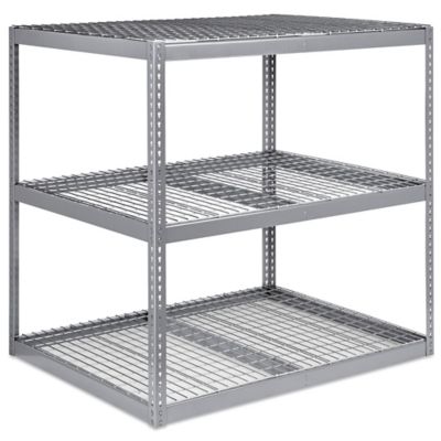 Wide Span Storage Rack - Wire Decking, 60 x 48 x 60" H-3229