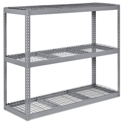 Wide Span Storage Rack - Wire Decking, 72 x 24 x 60