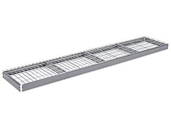Additional Shelf for Wide Span Storage Racks - Wire Decking, 96 x 18" H-3234-ADD