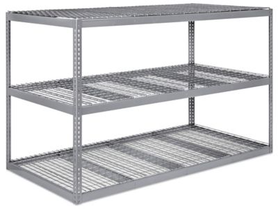 Wide Span Storage Rack - Wire Decking, 96 x 48 x 60" H-3237